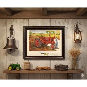 Vintage 16x13 Ortho Fertilizer Bill Miller Framed Print, Advertisment